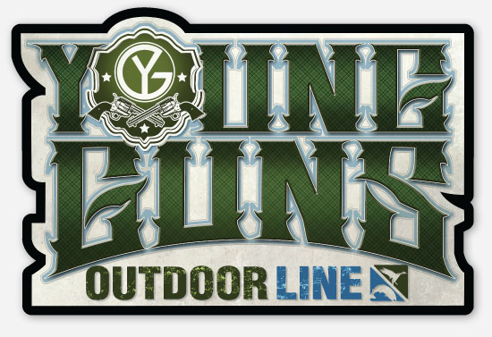 "Young Guns" Decal - 7.5" X 5"